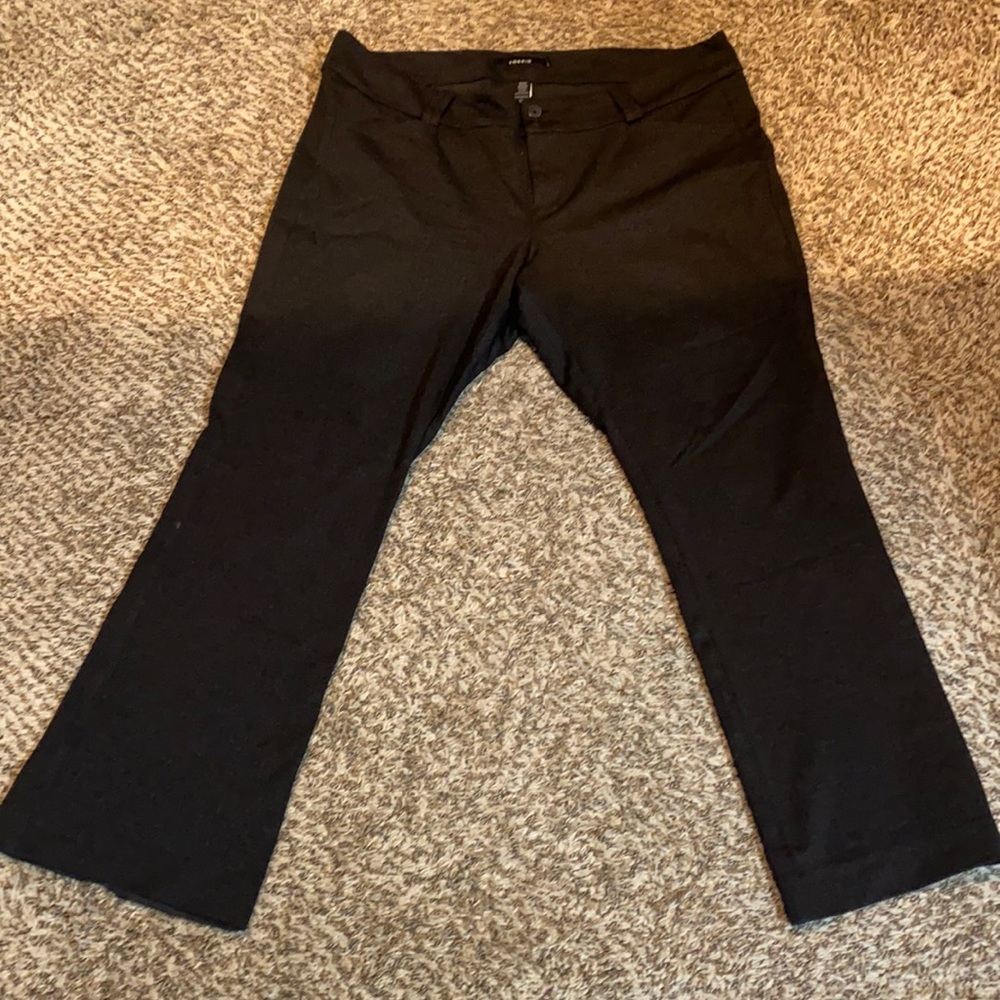 Black / Grey Torrid Pants 22 Stretchy